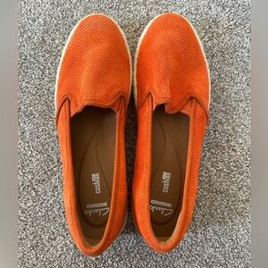 Clarks Women's Vibrant Orange Loafers